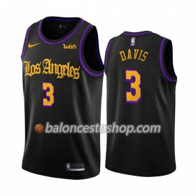 Camiseta Hombre NBA Los Angeles Lakers Anthony Davis 3 2019-20 Nike City Creative Swingman